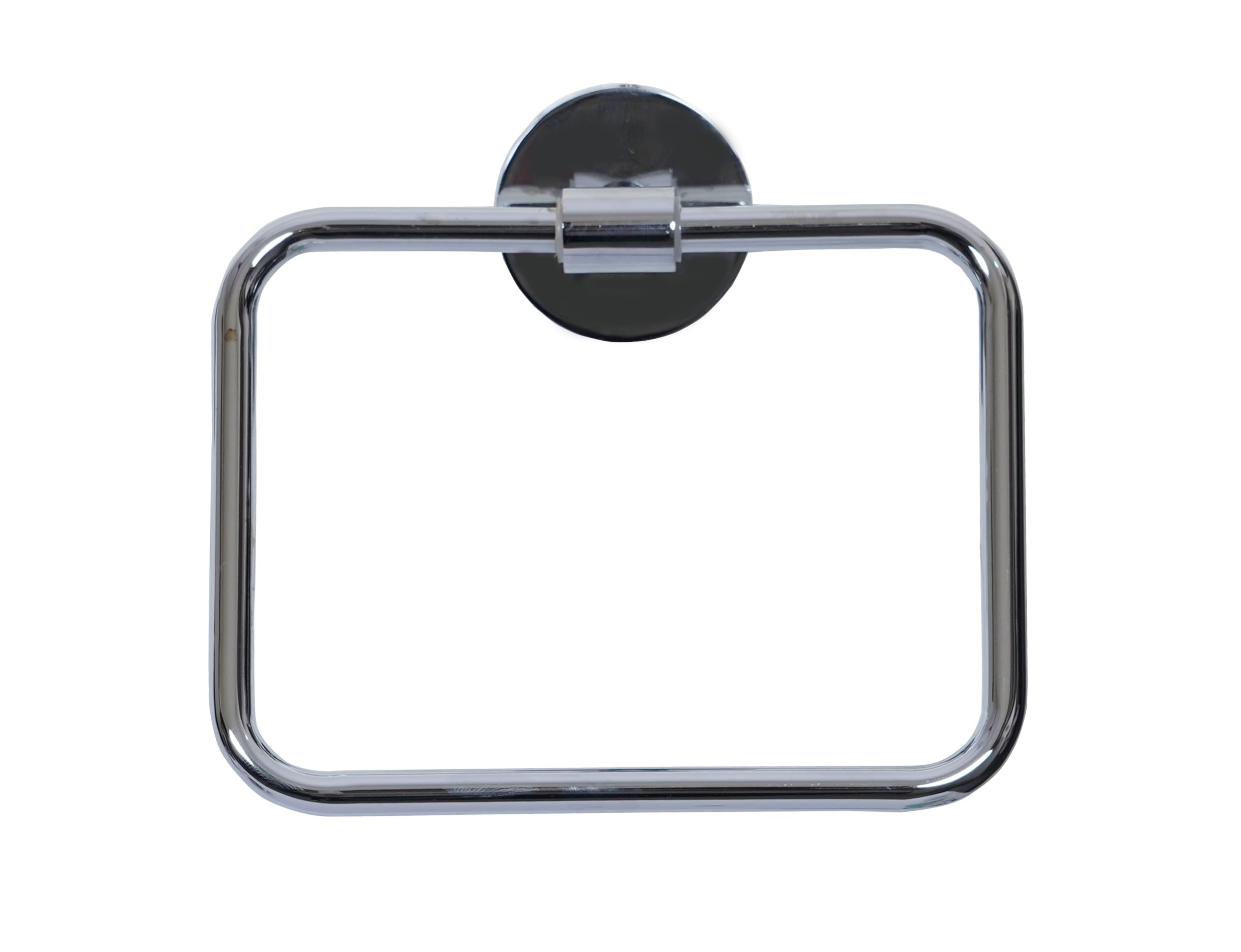 Polished Chrome Brass Towel Ring - Elegant Bathroom & Kitchen Towel Holder for Hand & Dish Towels - Perfect for Modern Homes & Spas