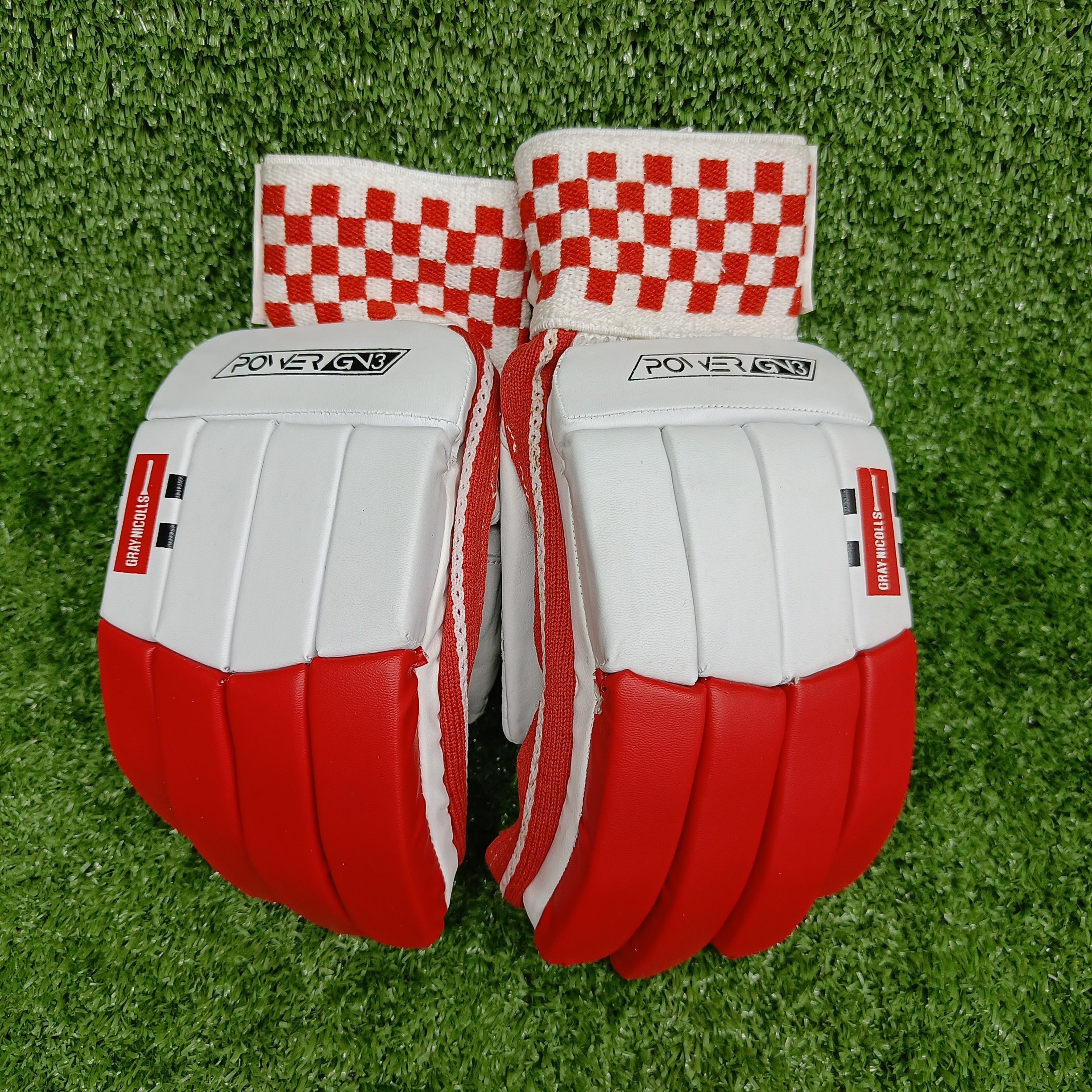 Gray Nicolls 3 Power Adult Cricket Batting Gloves - Professional Cricket Equipment for Training & Matches - Perfect for Practice, League Games & Tournament Play