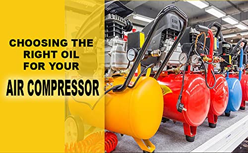 Premium Synthetic Blend Rotary Screw Air Compressor Oil ISO 46 - All Season Industrial Lubricant for Rotary Screw Compressors | Compatible with COMPRO RARUS 426, AEON 500, TERESSTIC 46 | Ideal for Manufacturing Plants, Auto Shops & HVAC Systems (5 Gallon Pail)