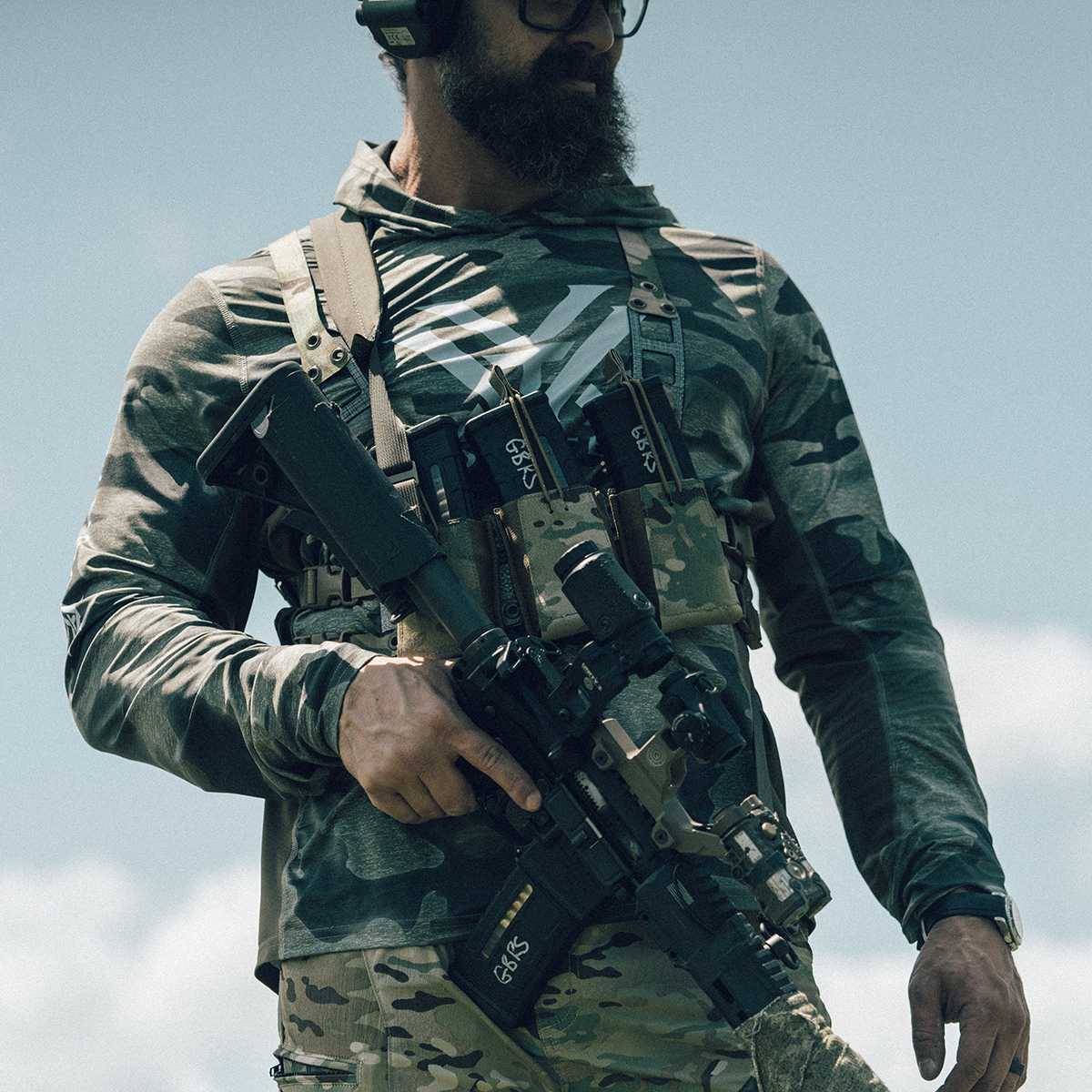 GBRS Group Modular Chest Rig Kit - Tactical Molle Vest for Military & Outdoor Use | High-Quality Made in USA Gear for Airsoft, Hunting & Range Training