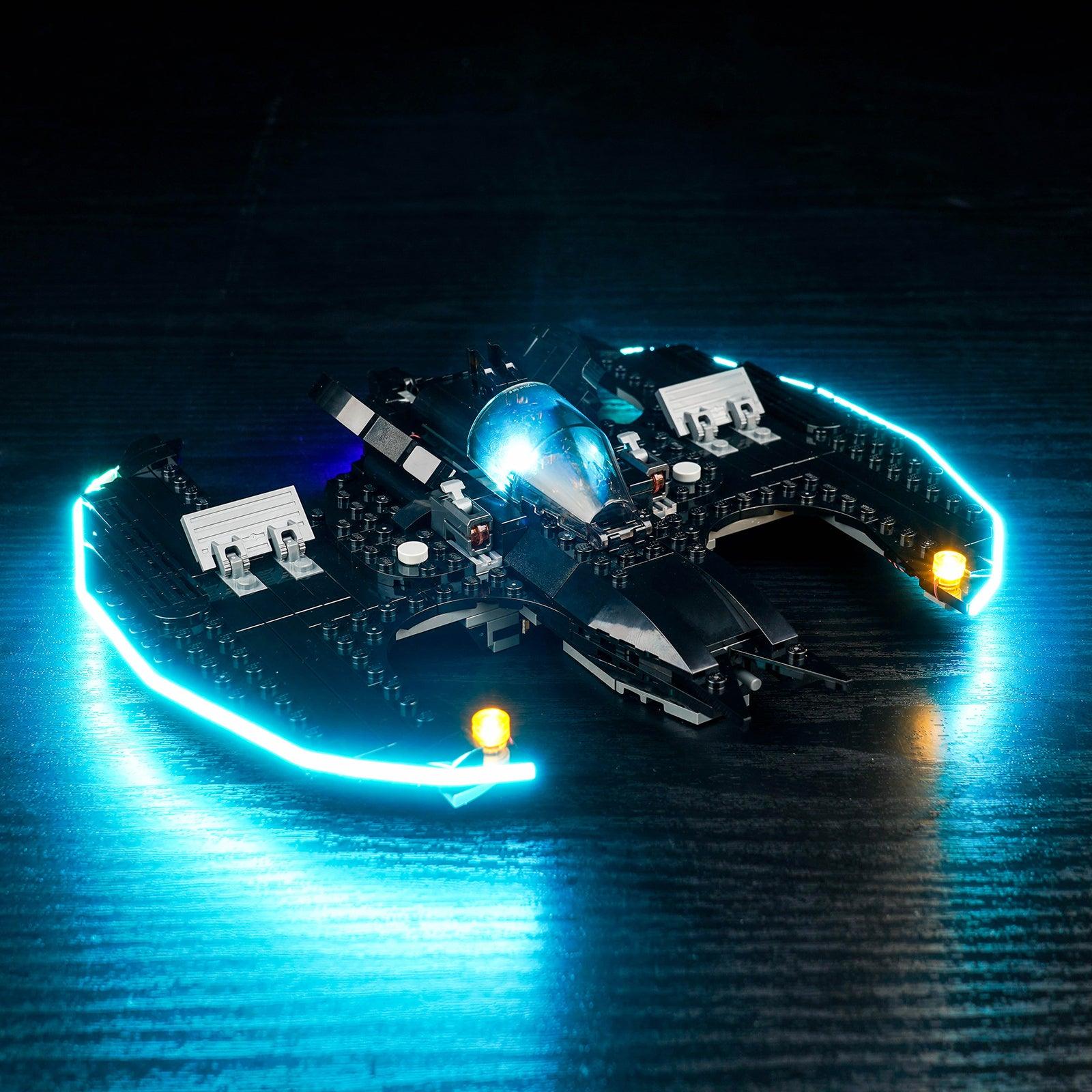 LEGO Batwing 76265 LED Light Kit - Batman vs. The Joker Building Set Accessories | Enhance Your DC Superhero Display & Nighttime Decor