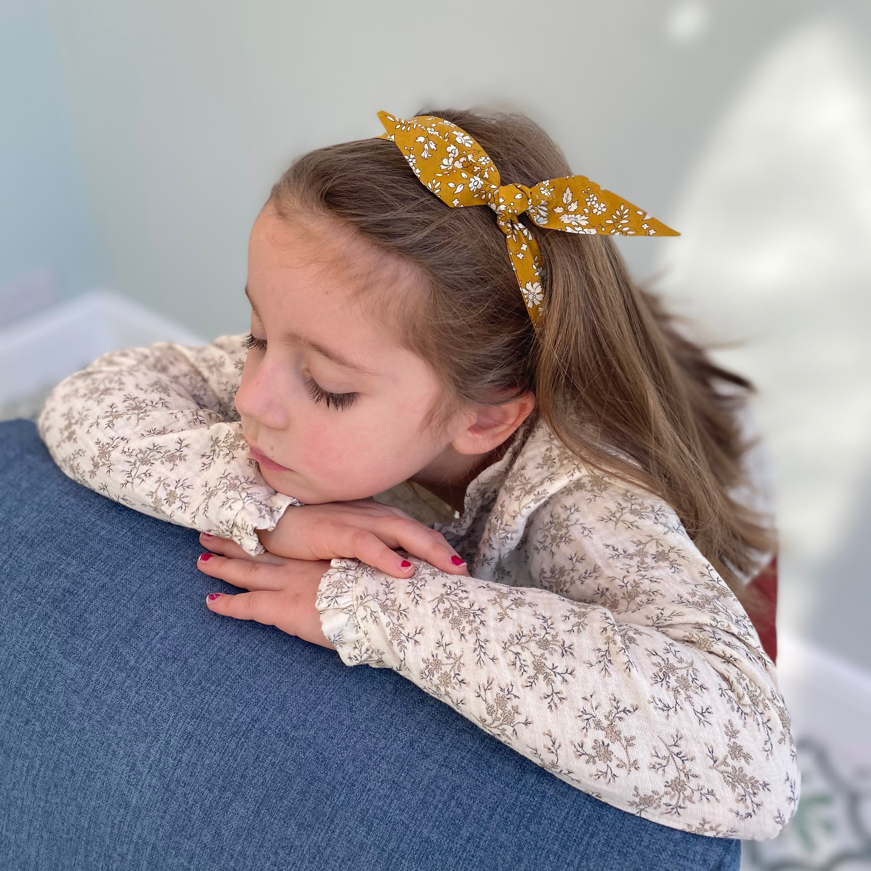 Liberty Capel Mustard Bow Headband - Elegant Hair Accessory for Women & Girls | Perfect for Weddings, Parties & Everyday Fashion