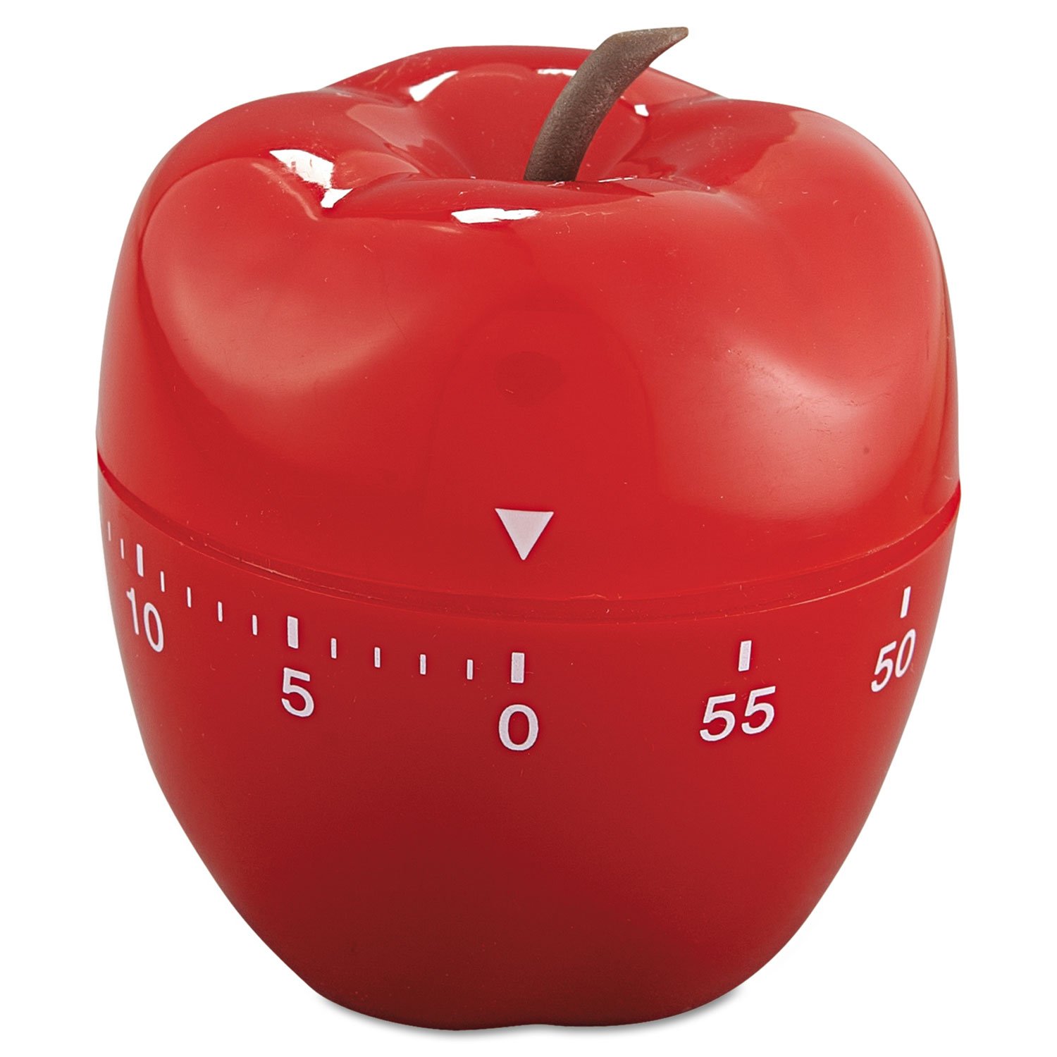 Baumgartens 77042 Red Apple Shaped Timer - 4-Inch Kitchen Timer for Cooking, Baking & Classroom Activities