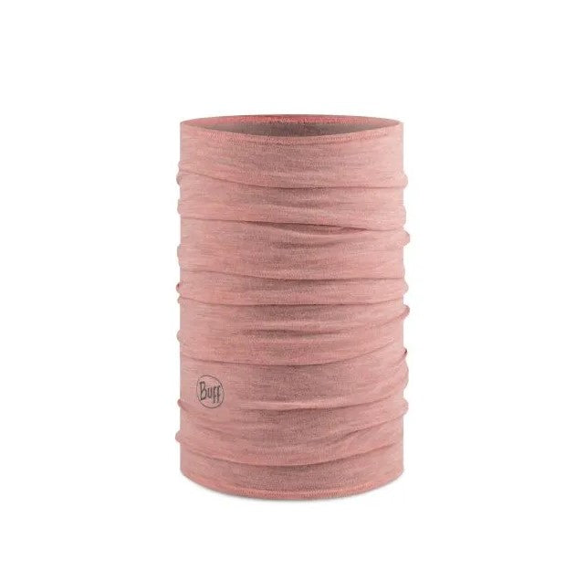 BUFF Merino Midweight Melange Rosewood Wool Base Layer - Warm & Breathable Thermal Underwear for Hiking, Skiing & Outdoor Activities