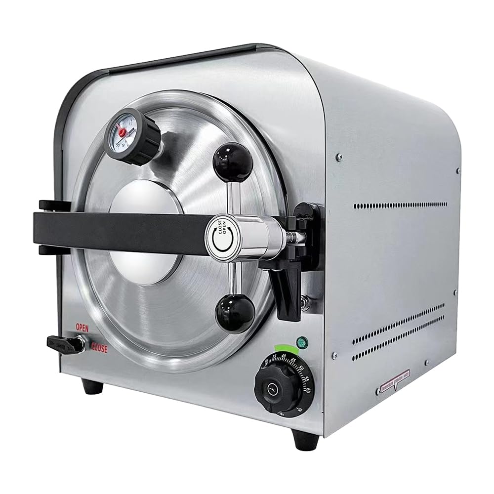 14L 900W Autoclave Steam Sterilizer for Dental Lab & Medical Equipment - Professional Medical Sterilization Device for Clinics, Hospitals & Laboratories