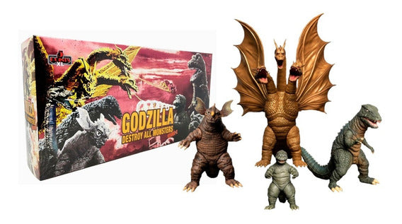 Godzilla: Destroy All Monsters (1968) Round 2 Boxed Set - Classic Japanese Kaiju Movie Collection - Perfect for Movie Nights & Godzilla Fans