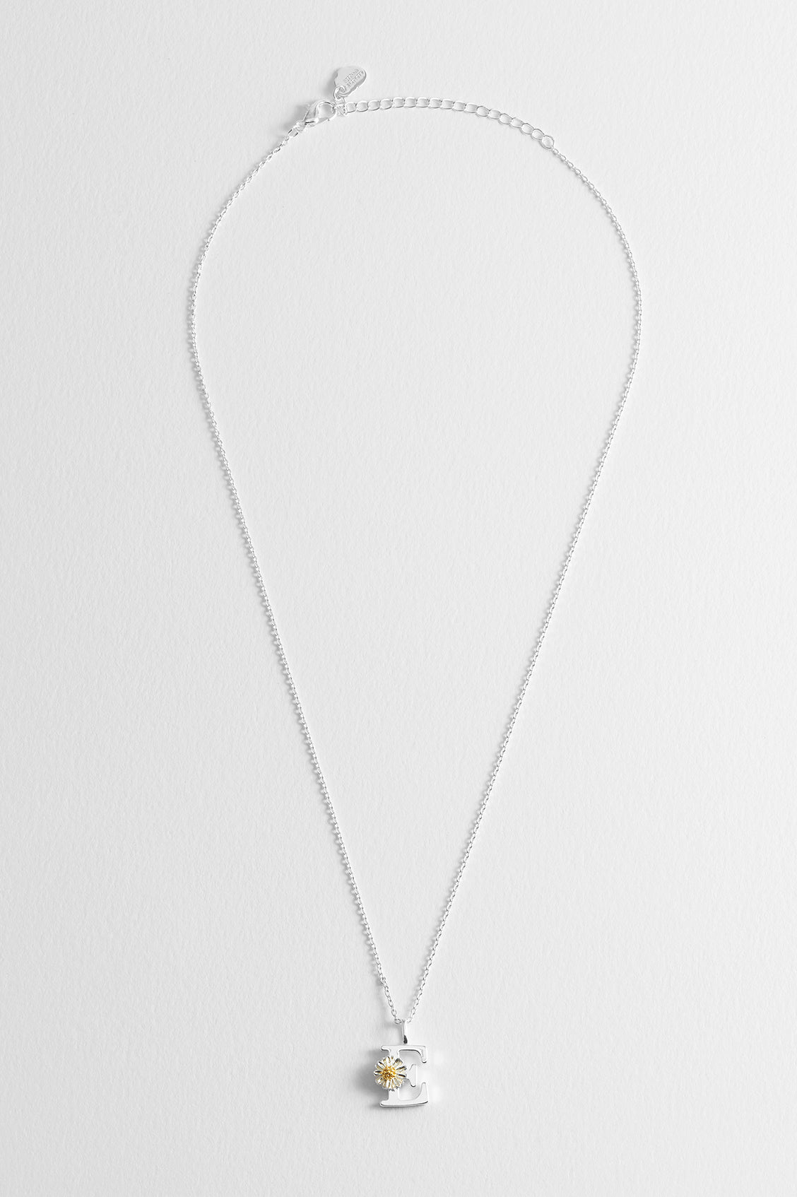 Wildflower Initial Pendant Necklace - Personalized Floral Letter Jewelry for Women - Perfect for Birthdays, Anniversaries & Everyday Wear