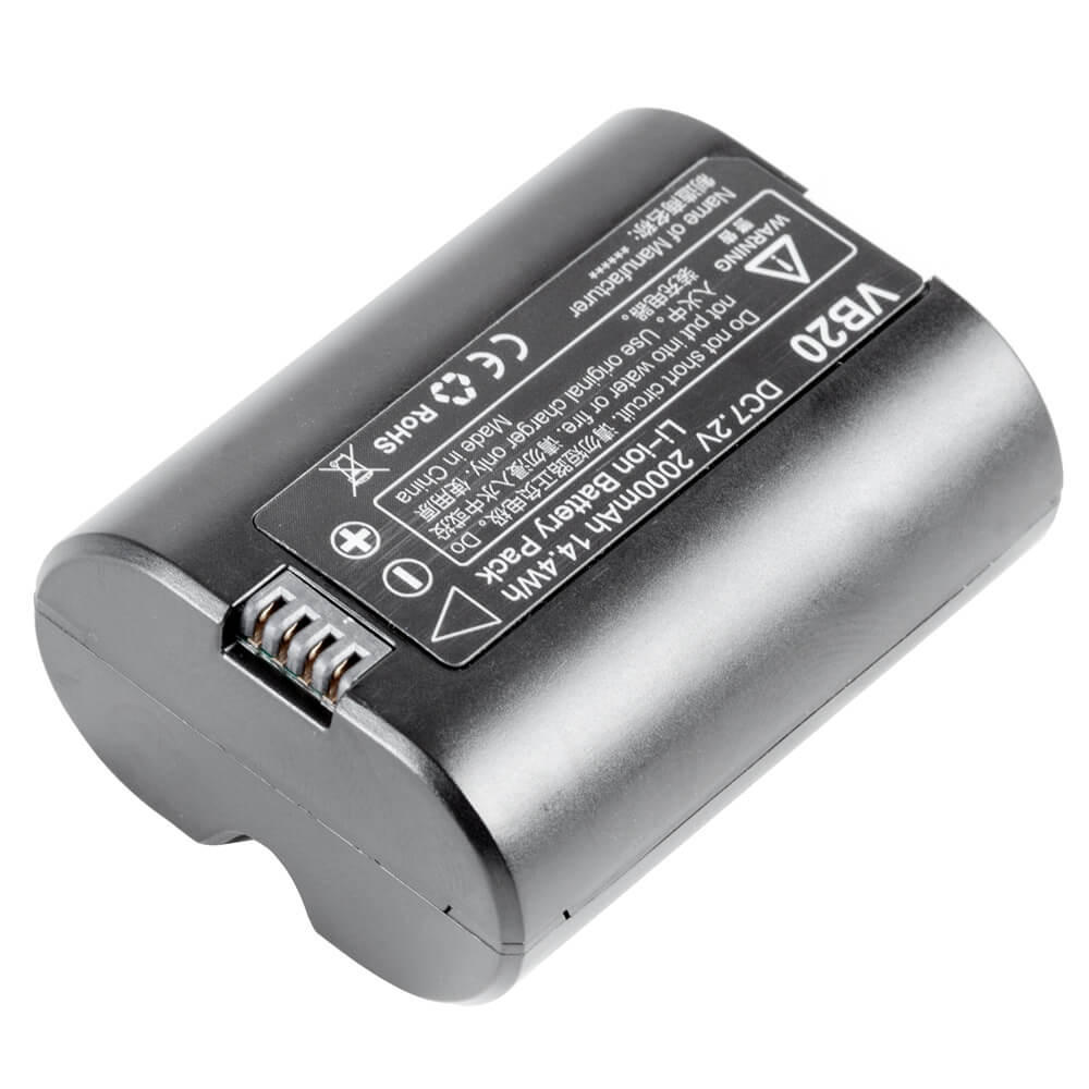 Godox VB20 V350 Replacement Speedlight Battery - Compatible with Flash Units, Studio Lighting - Perfect for Photography, Events, and Professional Studio Use