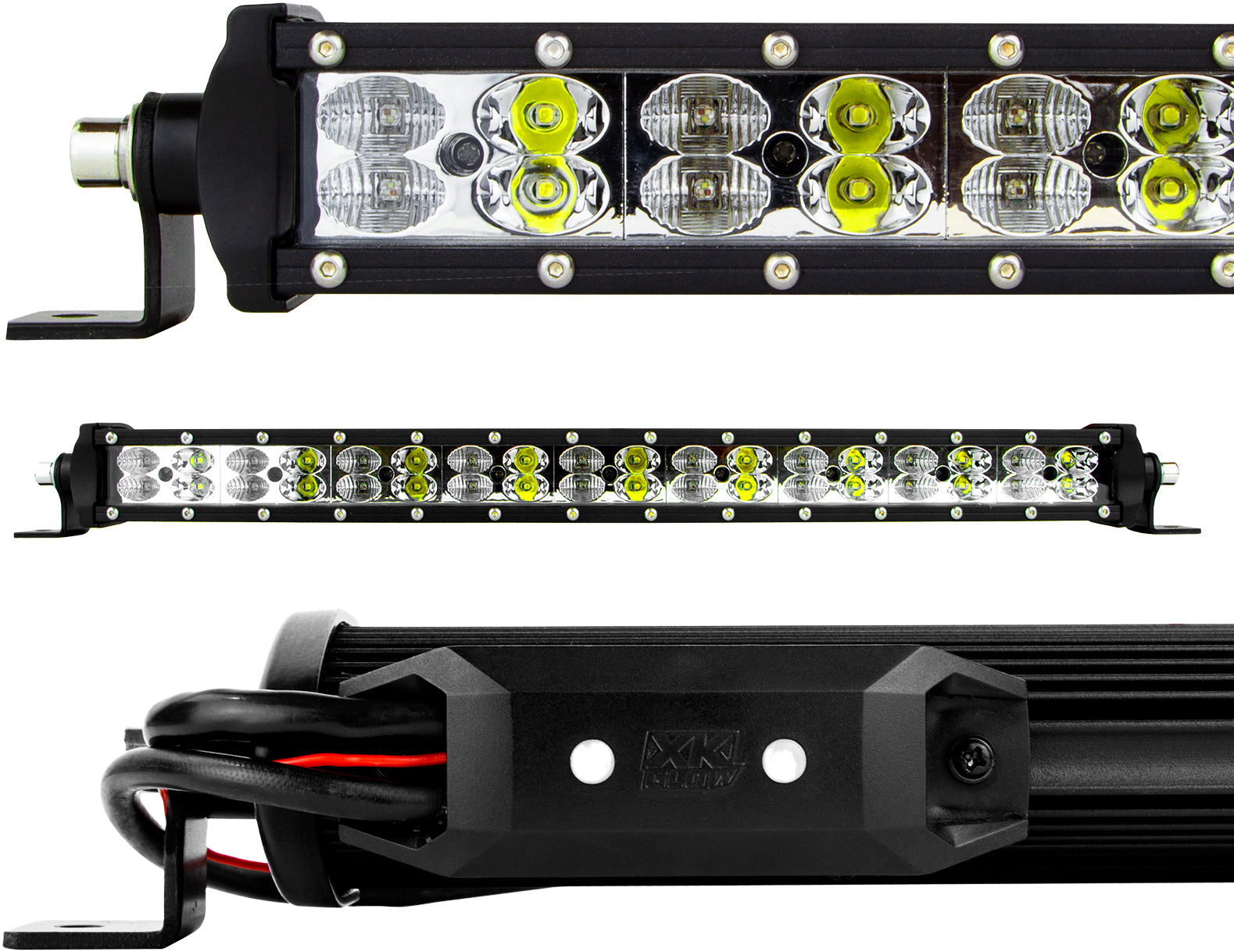 20W RGBW LED Light Bar - Adjustable Color Changing Light Strip for Home, Car, and Stage Lighting - Perfect for Bedroom, Gaming Setup, and Party Decor