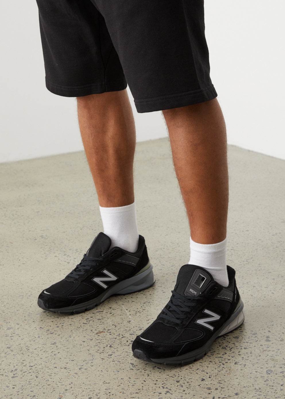 New Balance M990BK5 Black Men's Running Shoes - Premium Comfort for Jogging, Gym & Daily Wear