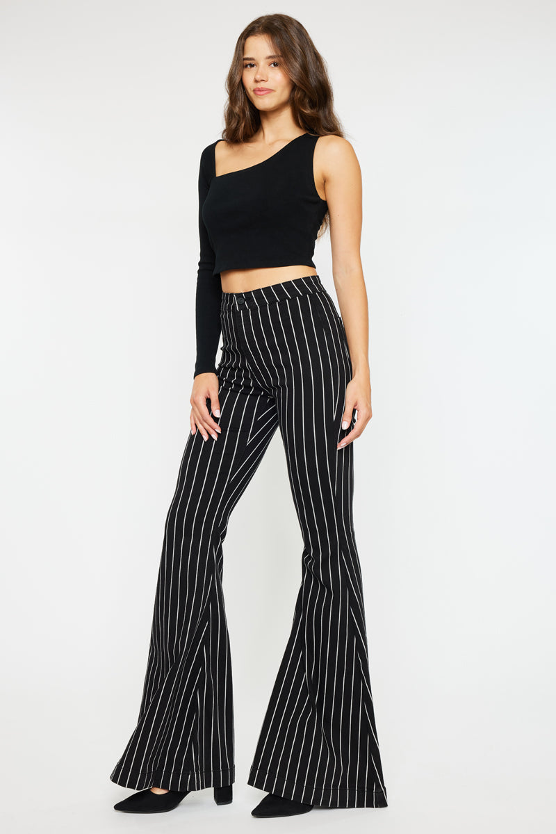 Dane High Rise Super Flare Jeans for Women - Vintage 70s Inspired Denim Pants | Perfect for Casual Wear, Date Night & Office Outfits
