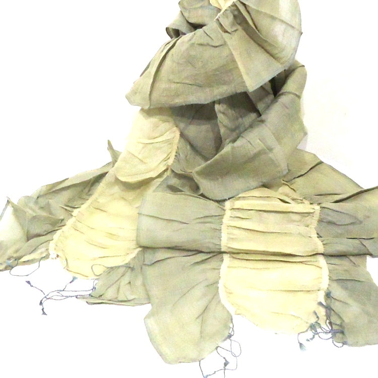 Elegant Cotton and Silk Ruffle Scarf for Women - Soft Fashion Accessory for Fall & Winter - Perfect for Office, Party and Everyday Wear