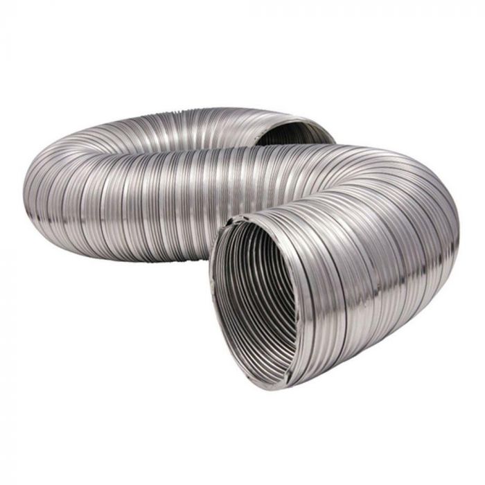 Majestic UD4 4-Inch (100mm) Uninsulated Flexible Duct for HVAC & Ventilation - Includes Two 42-Inch (1065mm) Sections - Perfect for Outdoor Air Intake, Dryer Vents & Exhaust Systems