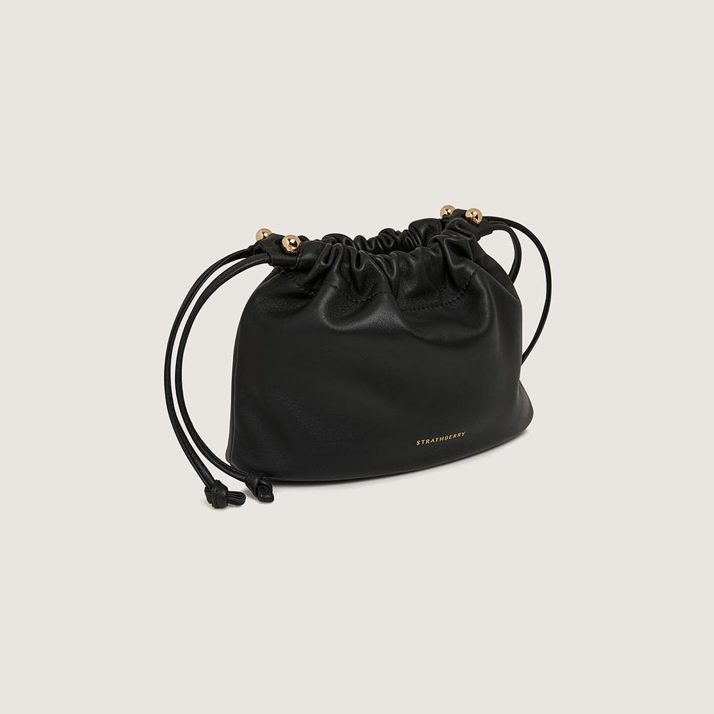 Charlotte Drawstring Backpack - Stylish & Durable Black Backpack for School, Travel & Everyday Use