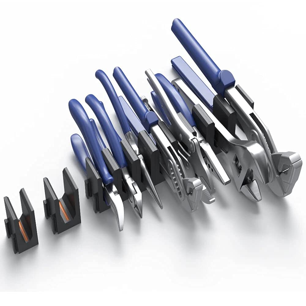 Magnetic Plier Holder & Tool Organizer Kit - Modular Drawer Storage for Professional & DIY Mechanics | Heavy-Duty Toolbox Widget with Fast Access Design | Perfect for Garage, Workshop & Home Repair (1 Kit)