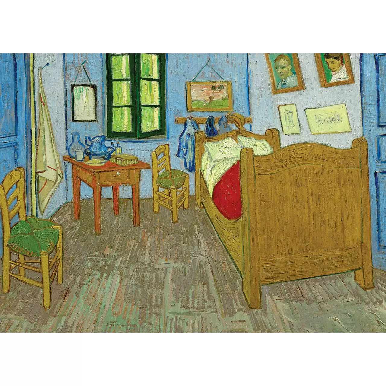 Van Gogh Inspired Bedroom in Arles Canvas Wall Art Print - Premium Home Decor for Living Room, Bedroom & Office | Famous Oil Painting Reproduction