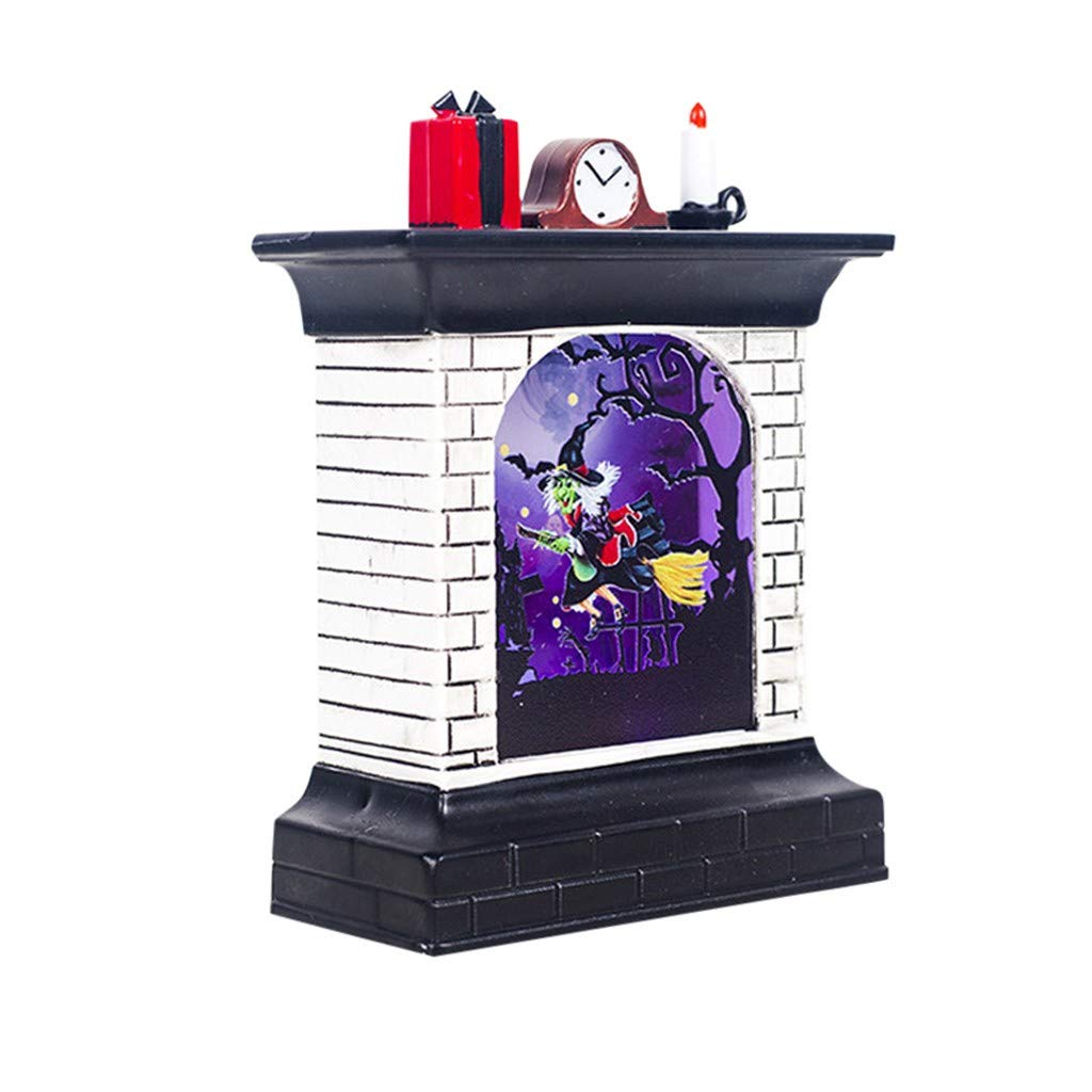 Youeneom 2019 Halloween LED Fireplace Light Bar - Creative KTV Party Decor, Desktop Decoration for Home, Bar, Club & Halloween Events