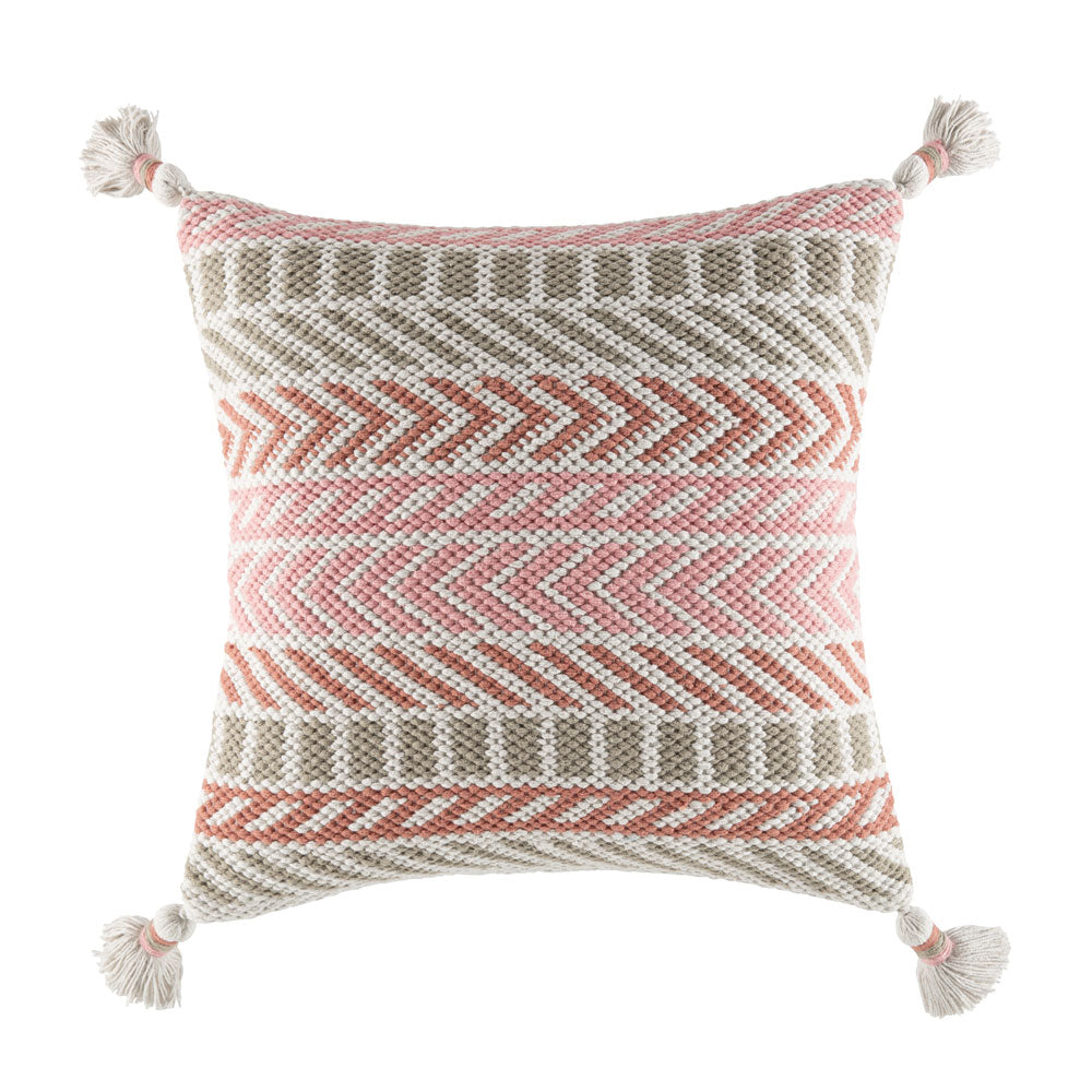 Che Rust Square Filled Cushion - Stylish Home Decor Pillow for Sofa, Bed & Living Room - Perfect for Cozy Comfort and Modern Interior Design