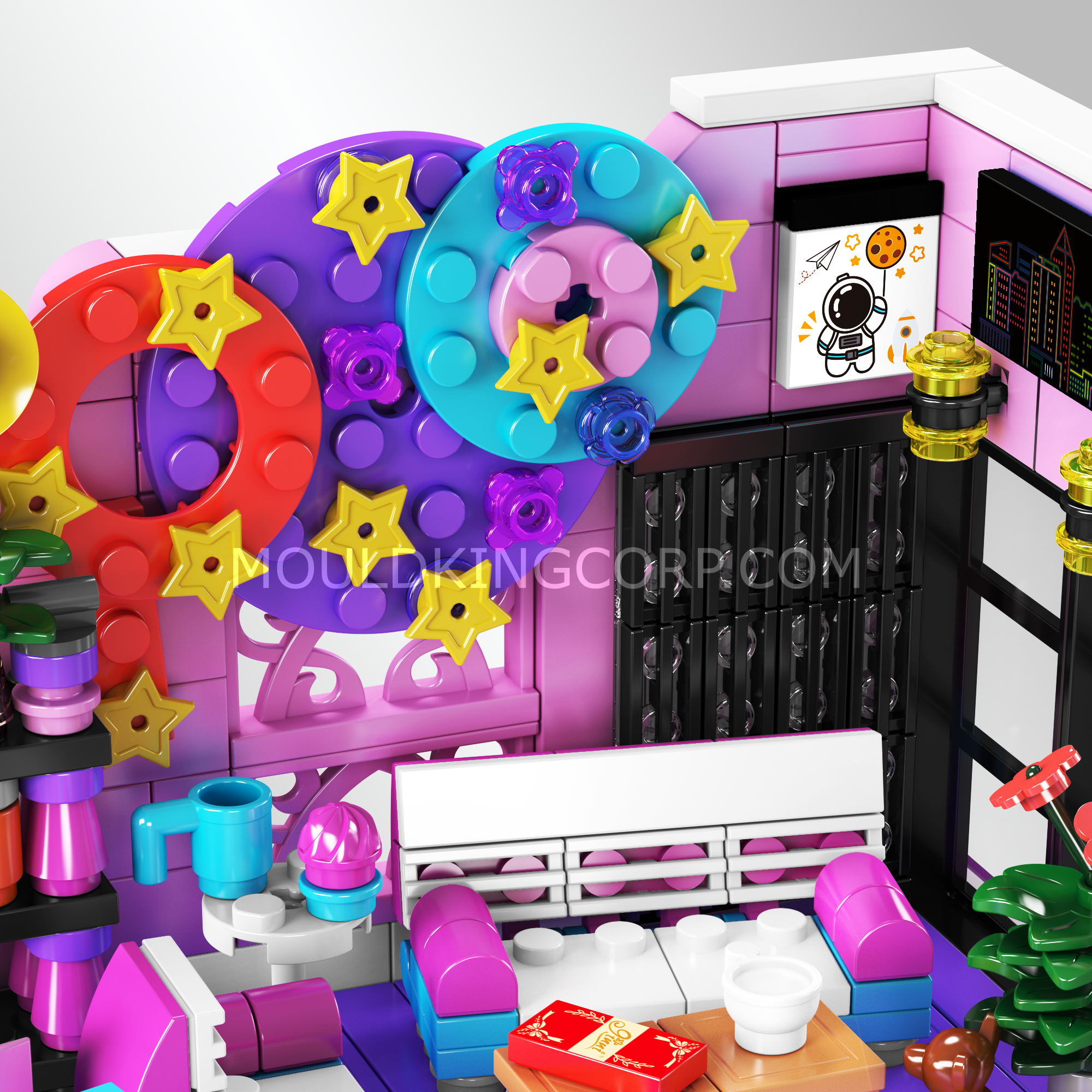 Mould King 24040 Dream Day Building Set - 321 Pcs Creative Construction Toy for Kids & Adults | Perfect for Birthday Gifts, STEM Learning & Family Bonding Activities