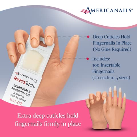 Realistic Silicone Practice Hand for Acrylic Nails – Professional Nail Tech Training Tool with Flexible Mannequin Hand & Insertable Nails | Perfect for Nail Art Practice, Salon Training & DIY Nail Design at Home