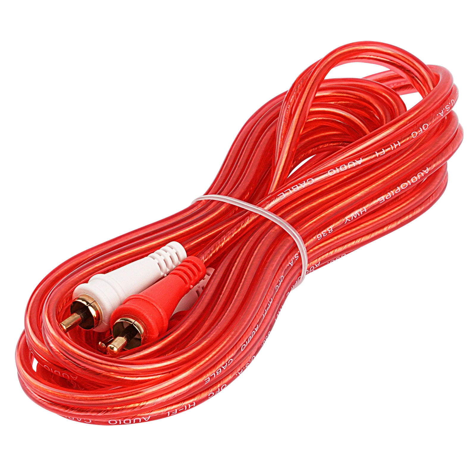 10FT Oxygen-Free RCA Audio Cable - High-Quality Stereo Interconnect for Home Theater, Hi-Fi Systems, and Audio Equipment (BMV G 10) - Perfect for Connecting DVD Players, Amplifiers, and Speakers