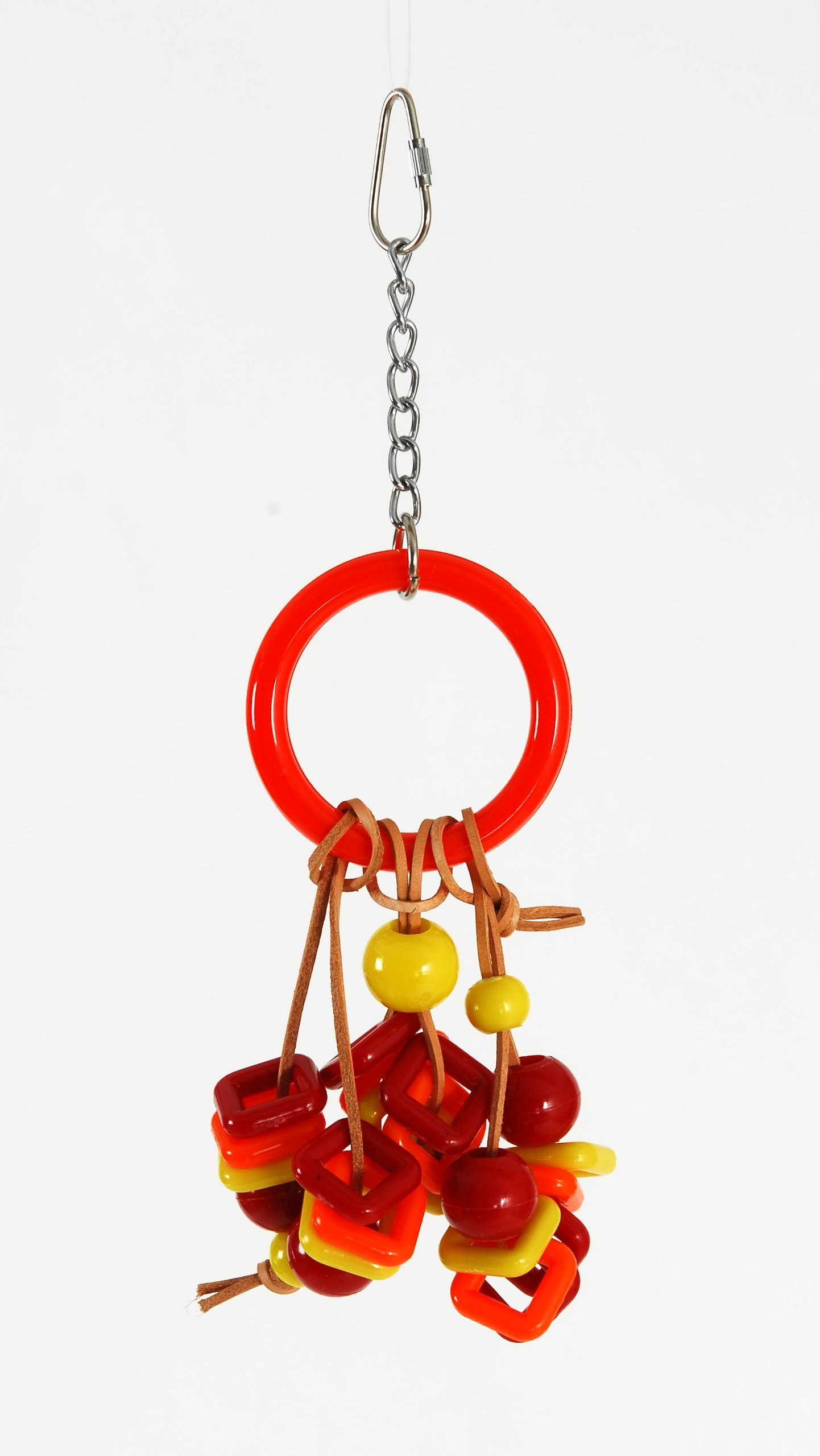 Paradise Toys Chain Dangler - Colorful Baby Teething Toy with BPA-Free Silicone Beads for Infants & Toddlers - Perfect for Crib, Stroller, and Car Seat Attachments