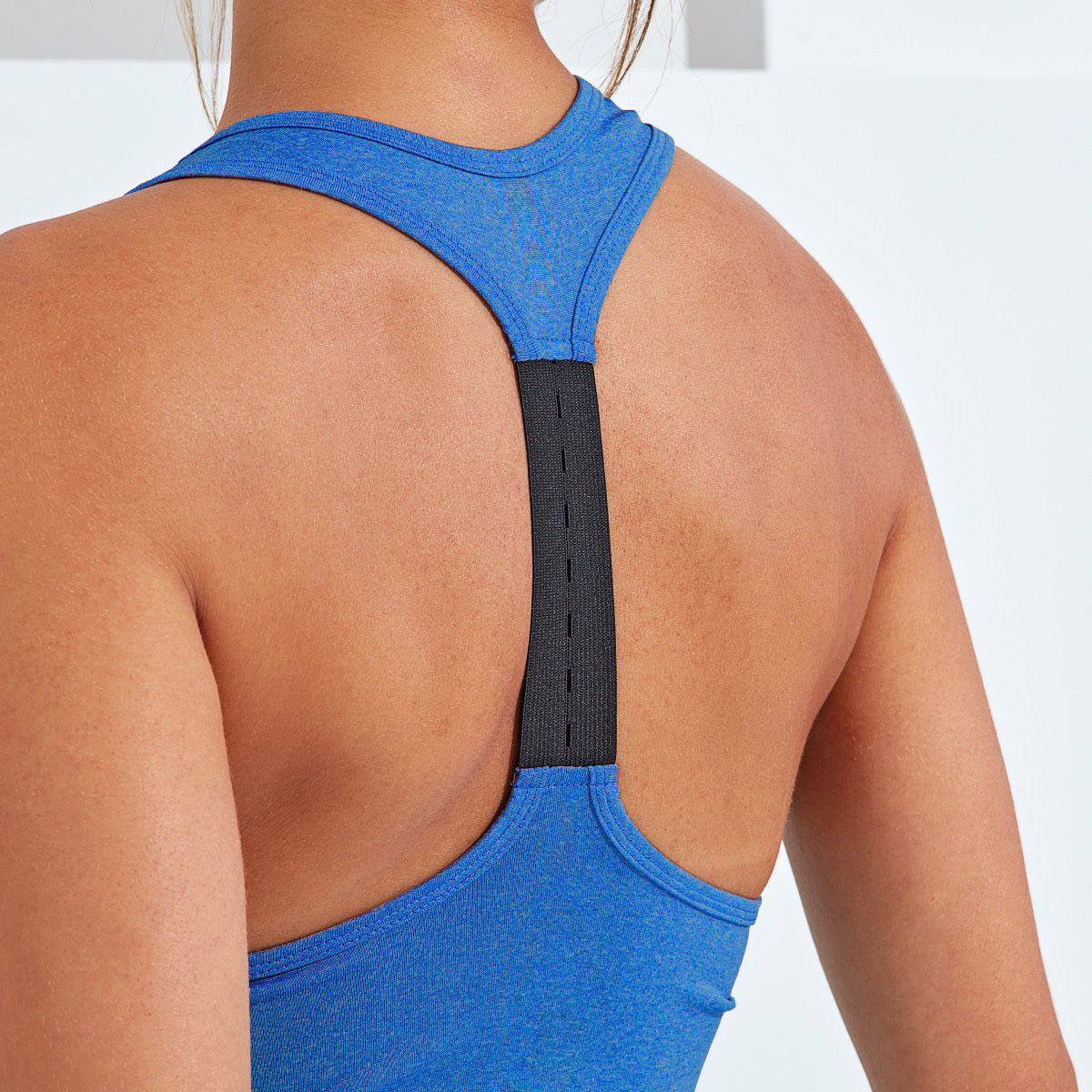 Sapphire Performance Strap Back Vest for Women - Breathable Workout Top for Running, Yoga & Gym - Lightweight Athletic Tank Top
