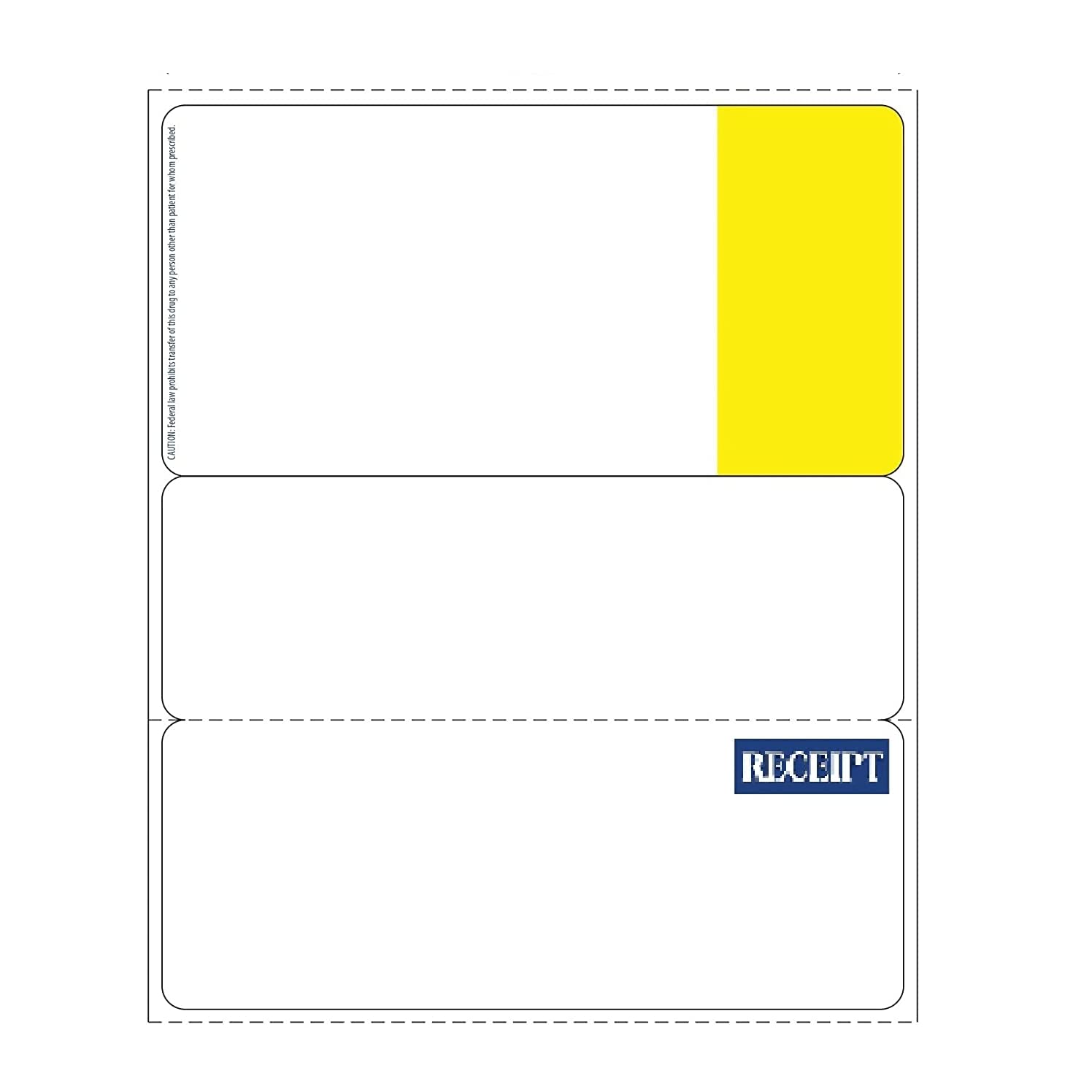 KOVOT Direct Thermal Prescription Labels 4.125