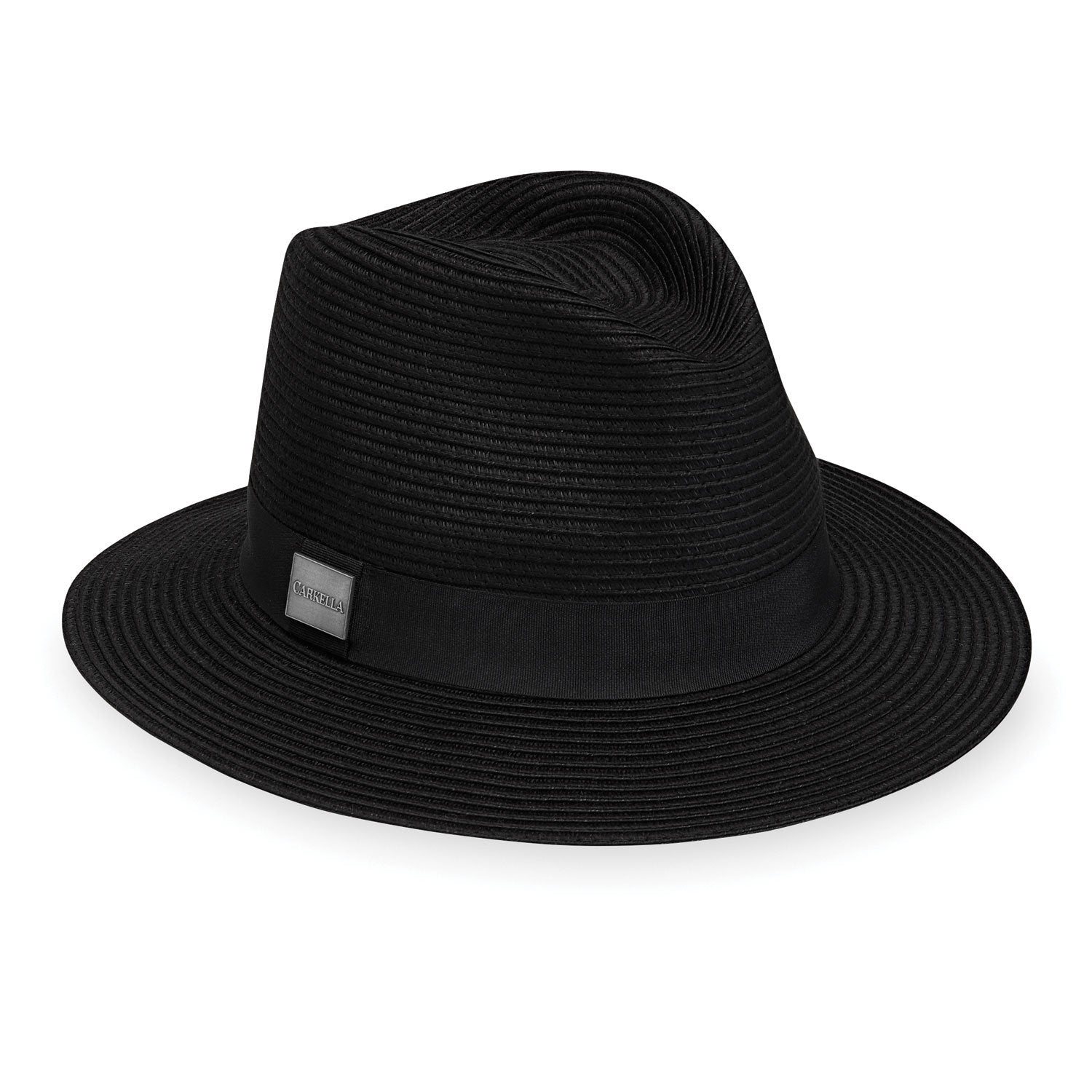 Carkella Palm Beach Fedora Hat for Men & Women - Classic Summer Straw Hat with Wide Brim - Perfect for Beach, Pool, and Outdoor Activities
