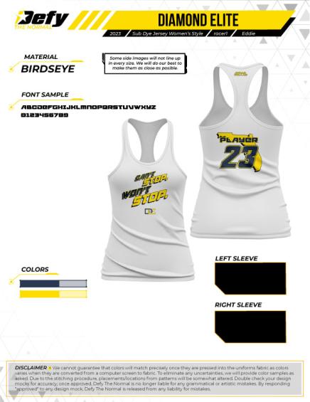 Diamond Elite Women's Racerback Tank Top - Moisture-Wicking Quick-Dry Workout Shirt for Running, Yoga & Gym