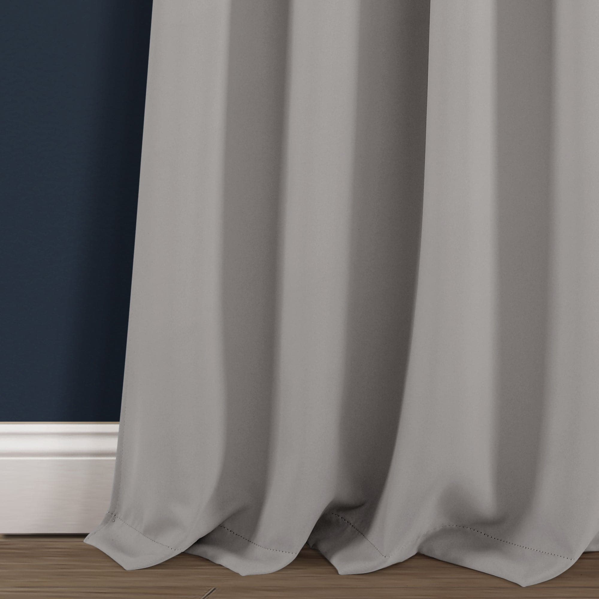 Blackout Curtains Thermal Insulated - Knotted Tab Top Window Drapes for Bedroom & Living Room - Energy Saving, Noise Reducing, Light Blocking for Better Sleep & Privacy