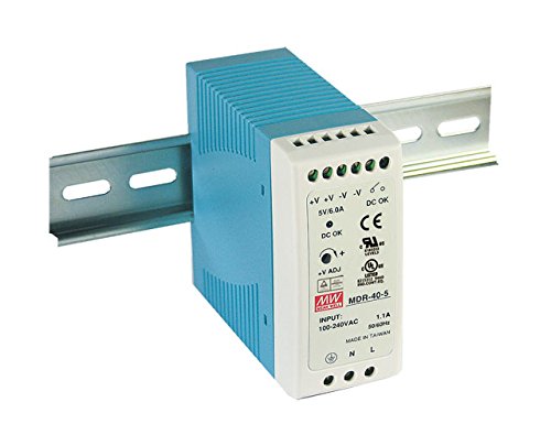 Mean Well MDR-40-12 40W 12V DC Power Supply - Reliable Switching Power Converter for LED Lighting, CCTV, Industrial Equipment & Home Automation Systems