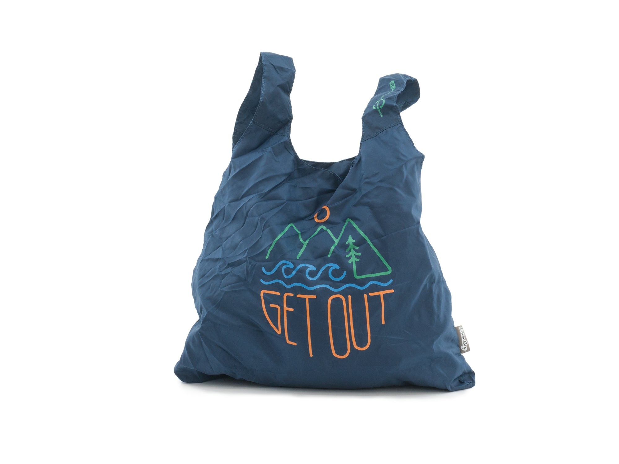 Eco-Friendly Compact Recycled Grocery Tote Bag - Lightweight Reusable Shopping Tote for Groceries, Market & Beach - Perfect for Sustainable Shopping & Daily Errands