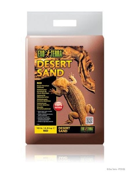 Exo Terra Desert Sand - Premium Natural Terrarium Substrate for Reptiles, Bearded Dragons & Geckos | Ideal for Desert Habitat Enclosures & Bioactive Setups