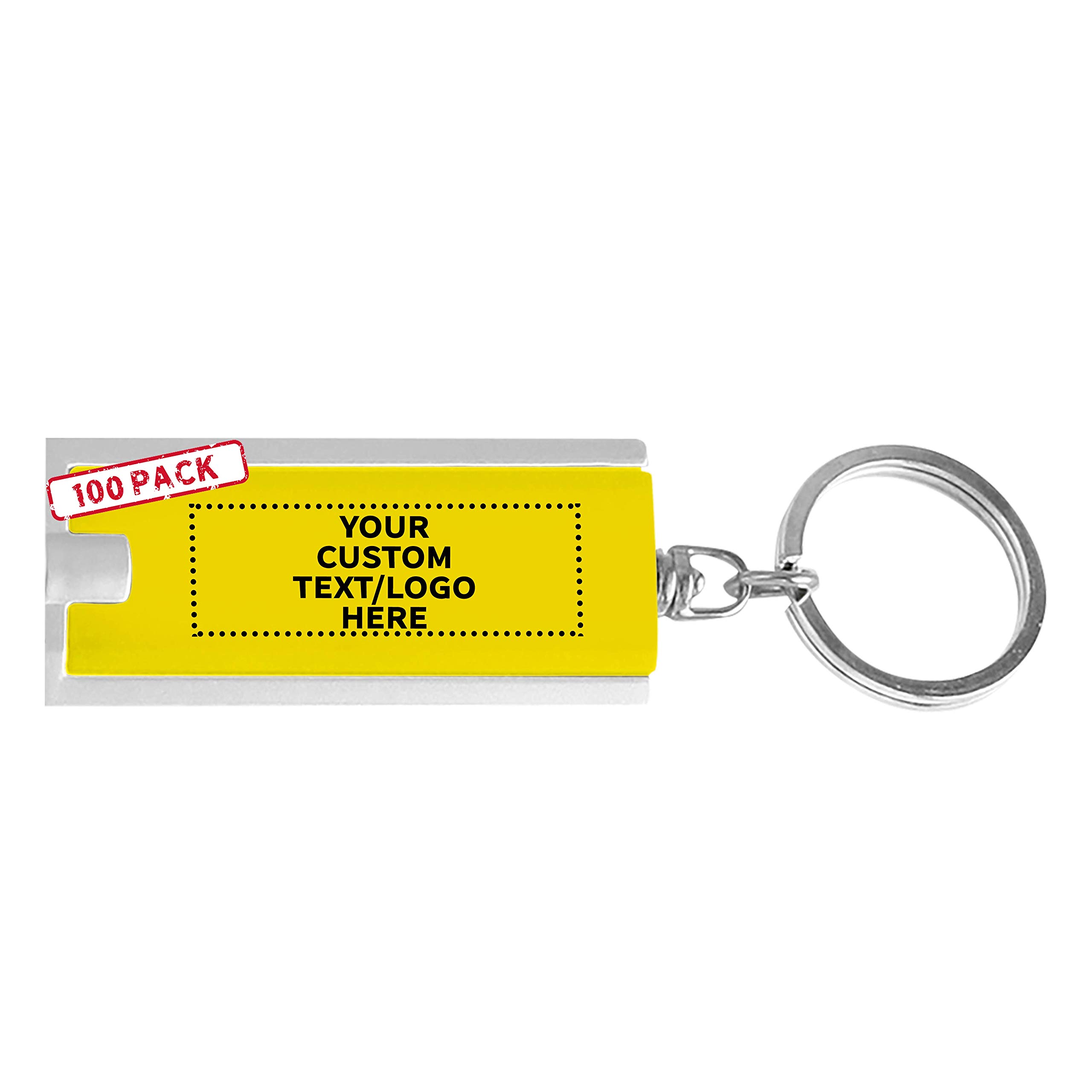 Rectangle Light Keychains - Durable, Bright LED Keychain Lights for Nighttime Safety, Outdoor Adventures, and Emergency Use