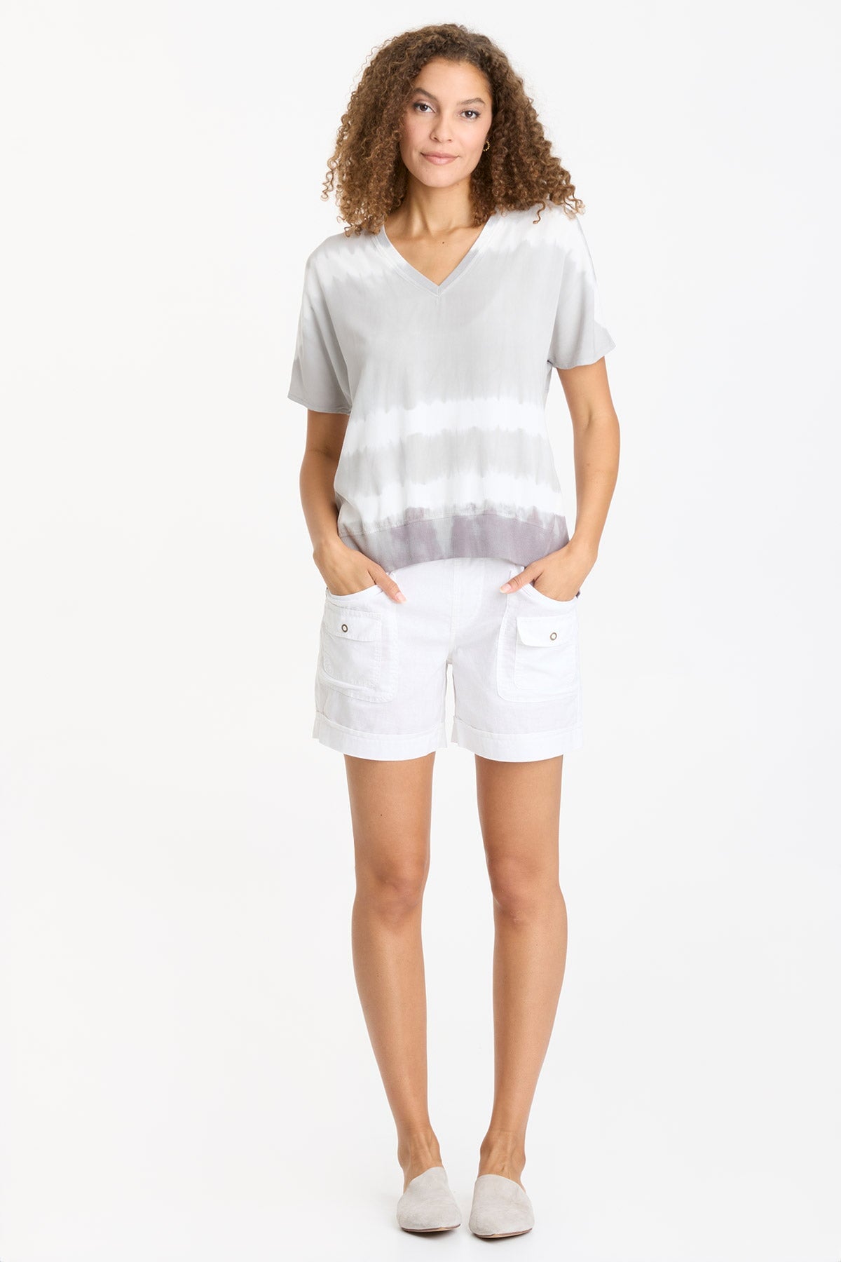 Twill Clara Top Caravel Wash Overcast - Stylish Women's Casual Blouse for Everyday Wear, Perfect for Office, Outings & Date Nights