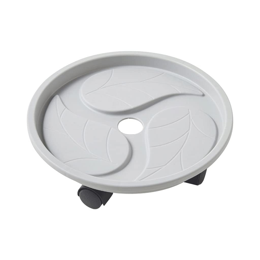 EKDSPW Universal Plastic Plant Tray with Wheels - Large Mobile Flower Pot Base, Water Storage Caddy for Indoor & Outdoor Plants - Perfect for Moving Heavy Pots, Garden Decor, and Home Organization