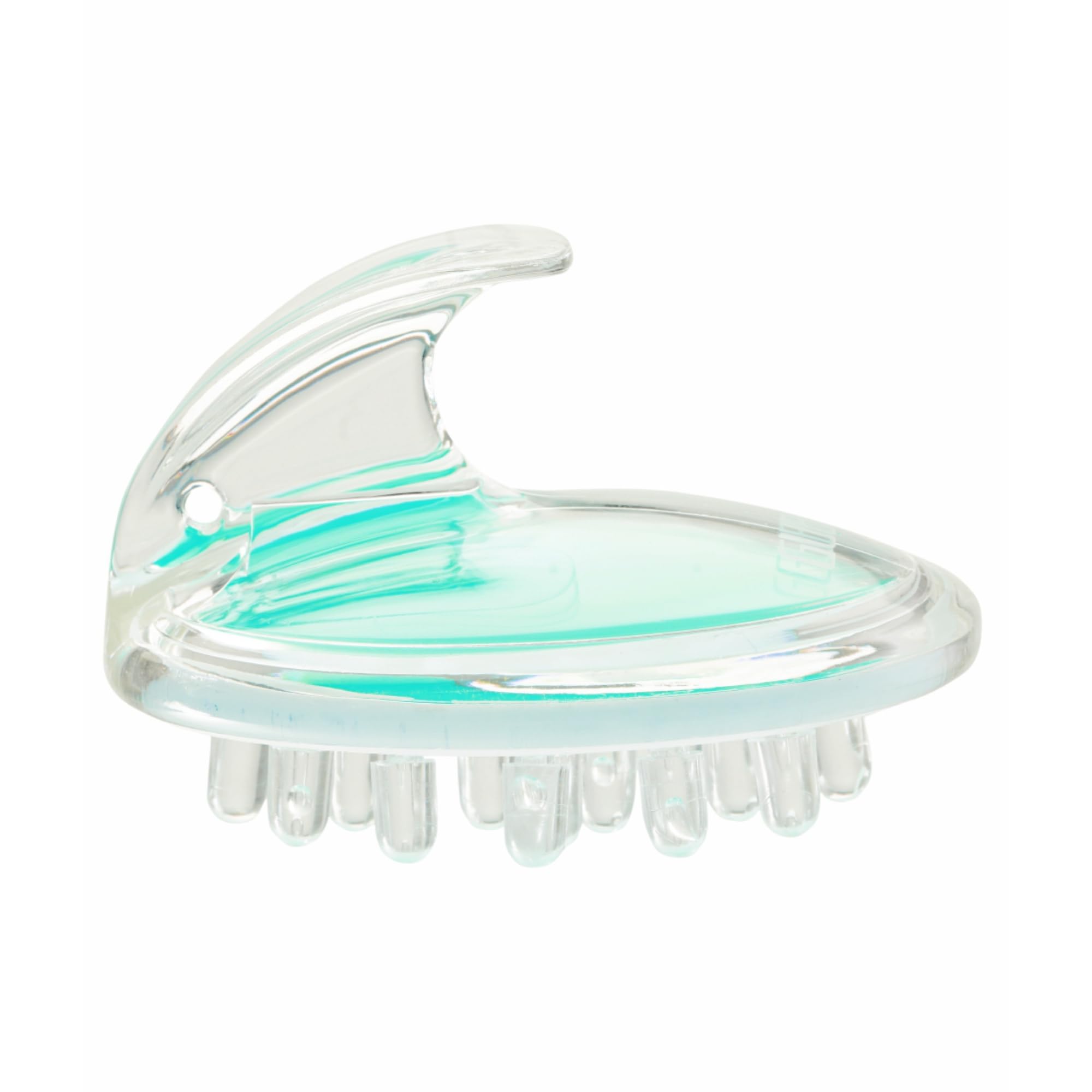 GUBB Silicone Scalp Massage Brush - Manual Hair & Body Washing Comb for Shower & Bath, Gentle Spa Shampoo Tool with Soft Bristles - Pink | Perfect for Relaxing Head Massage & Deep Cleansing at Home or Salon
