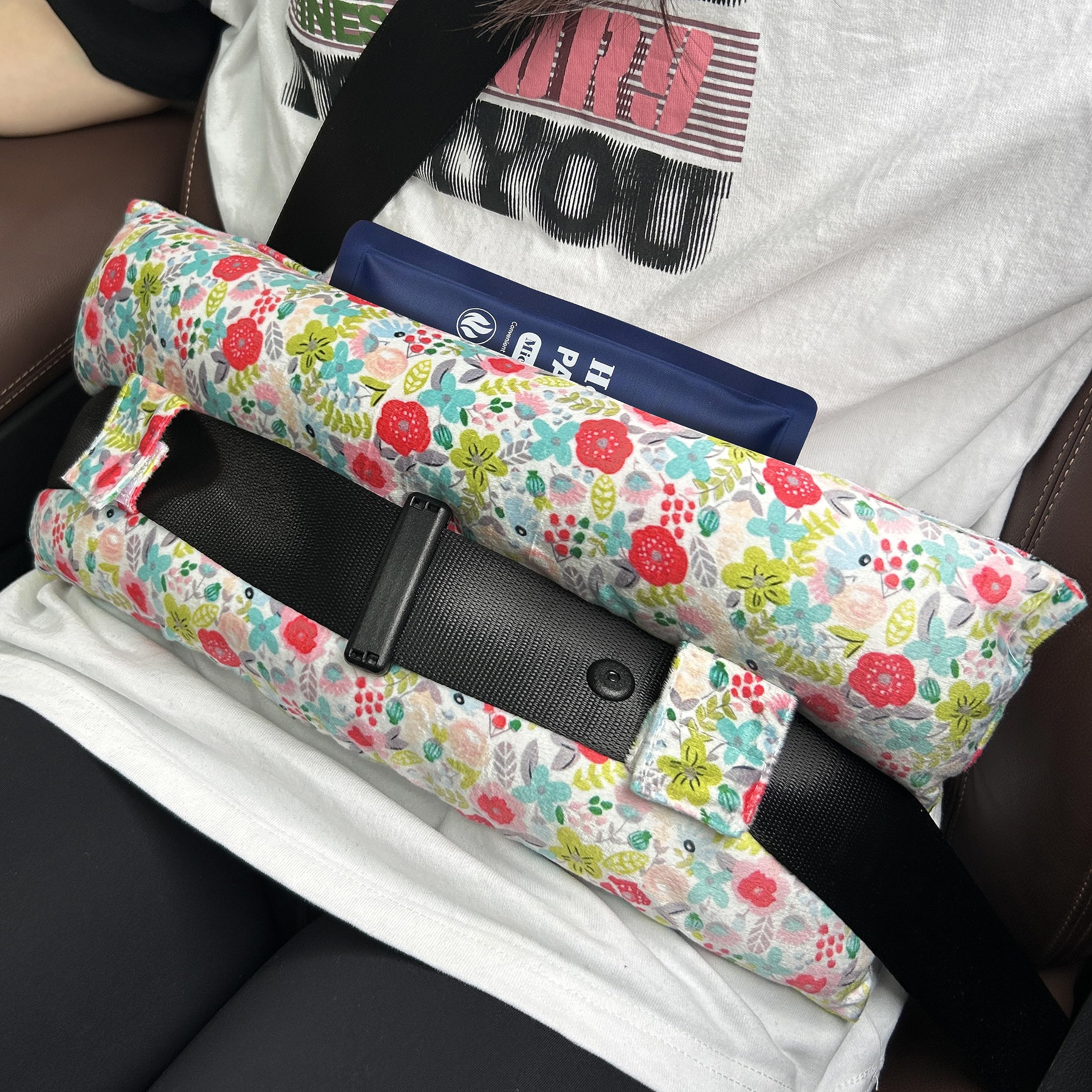 Post-Surgery Recovery Pillow for Mastectomy, Hysterectomy & C-Section – Comfortable Seat Belt Cushion with Ice Pockets – Essential Post-Op Gift for Women – Perfect for Car Rides, Resting & Pain Relief