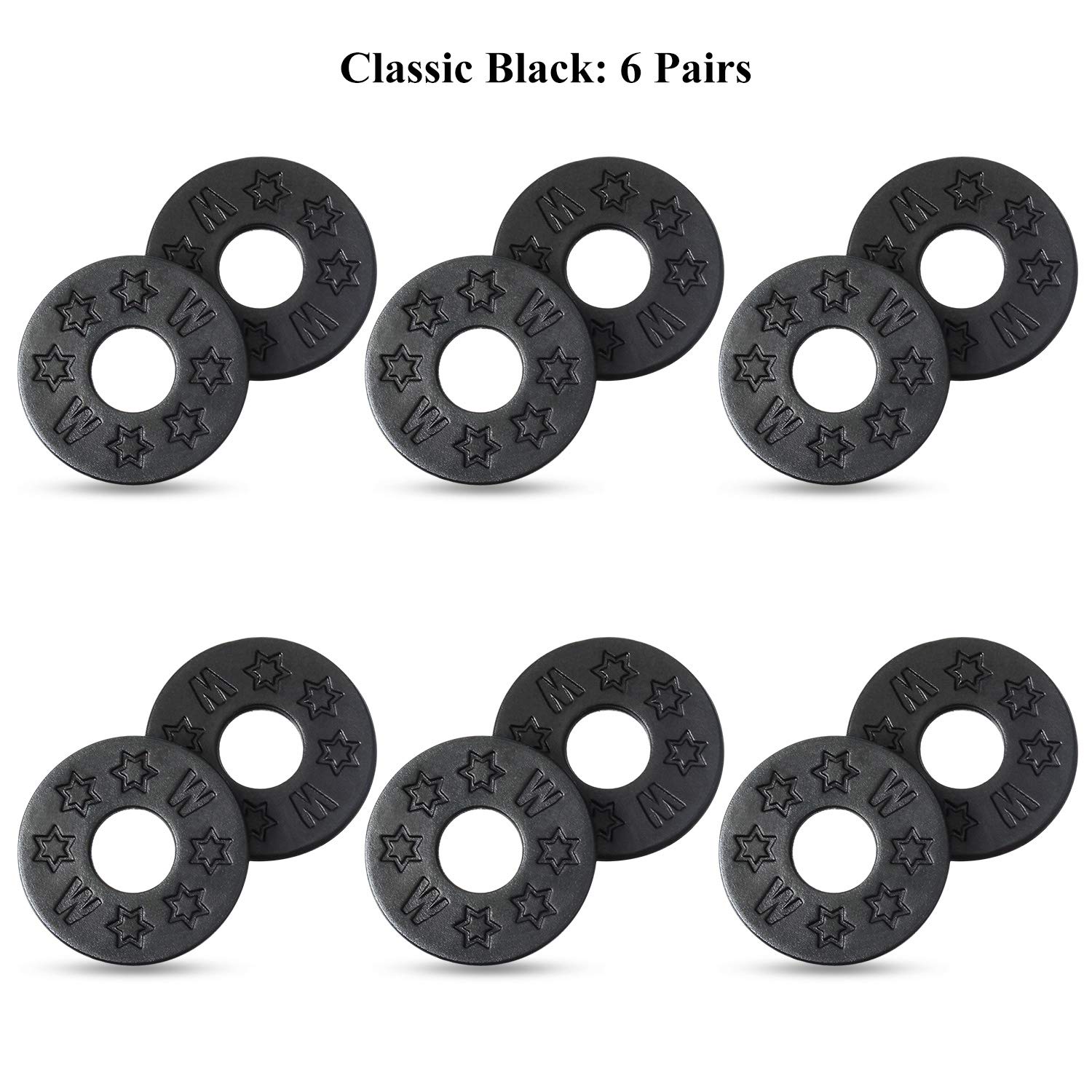 Blulu 12-Piece Silicone Guitar Strap Locks - Secure Rubber Strap Blocks for Guitar Protection (Black) | Perfect for Live Performances, Studio Sessions & Guitar Maintenance