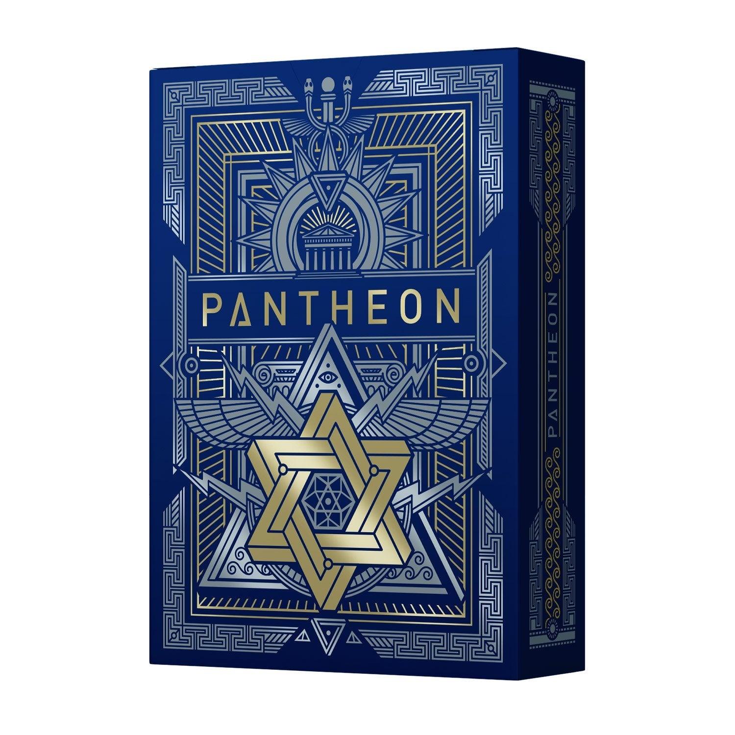 Premium Pantheon Azure Playing Cards - Elegant Blue Deck for Poker, Magic Tricks & Cardistry | Perfect for Game Nights, Professional Performances & Collectors