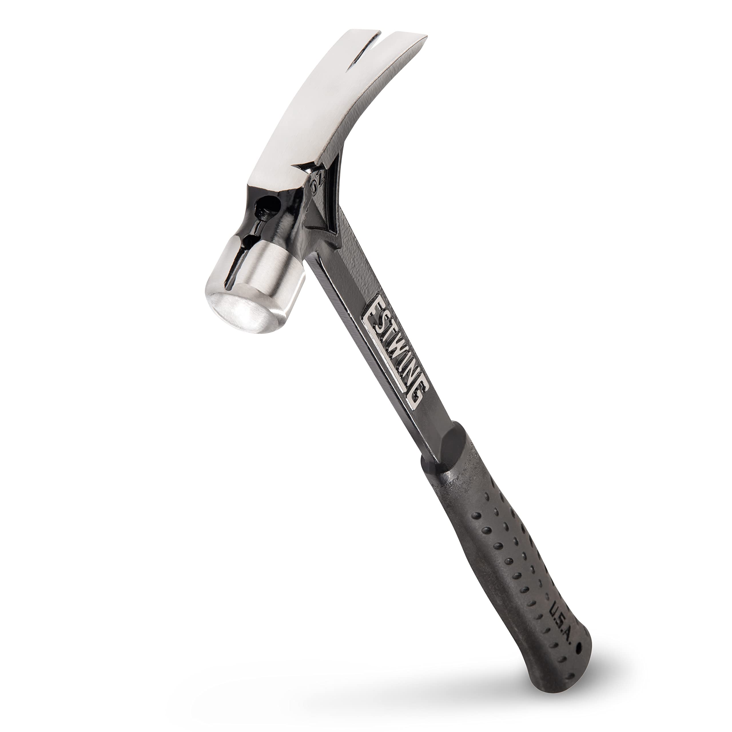 ESTWING EB-19S Ultra Series 19 oz Rip Claw Framing Hammer with Smooth Face & Shock Reduction Grip - Professional Framing, Roofing, Woodworking & Construction Tool for Carpenters and DIY Projects