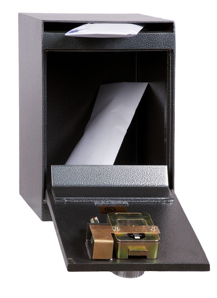 Drop Slot Safe HDS 03C - Secure Cash Deposit Box for Retail & Business - Perfect for Stores, Restaurants, and Offices
