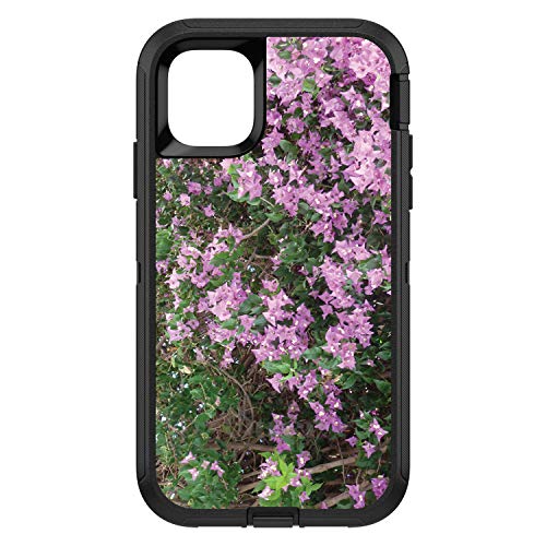 Purple Flowers Mykonos Greece On Black Case