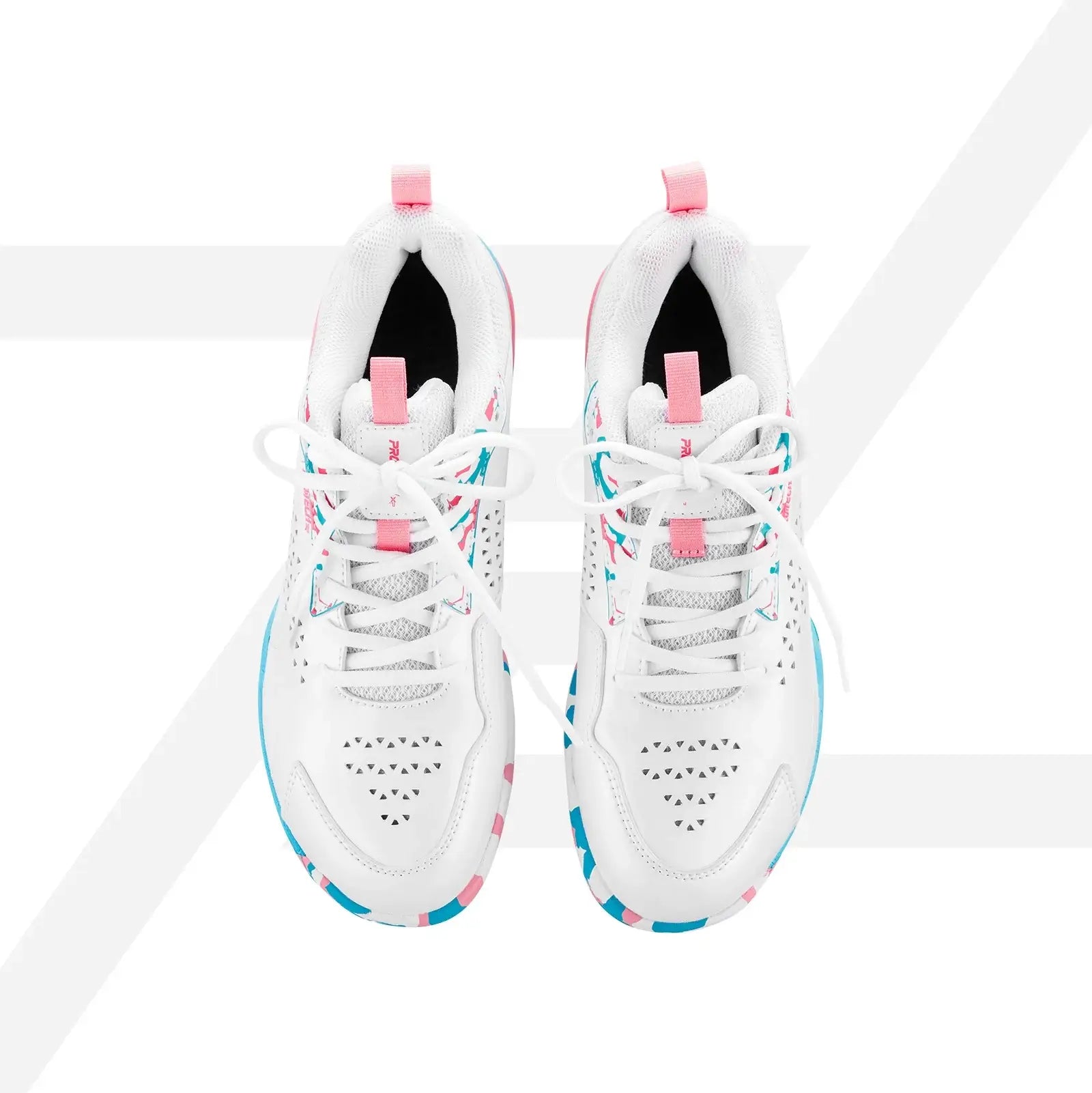 PROTECH ASTON 2.0 Badminton Shoes for Men & Women - Lightweight Court Shoes with Non-Slip Sole for Indoor & Outdoor Sports - Perfect for Badminton, Tennis, Volleyball and Gym Training