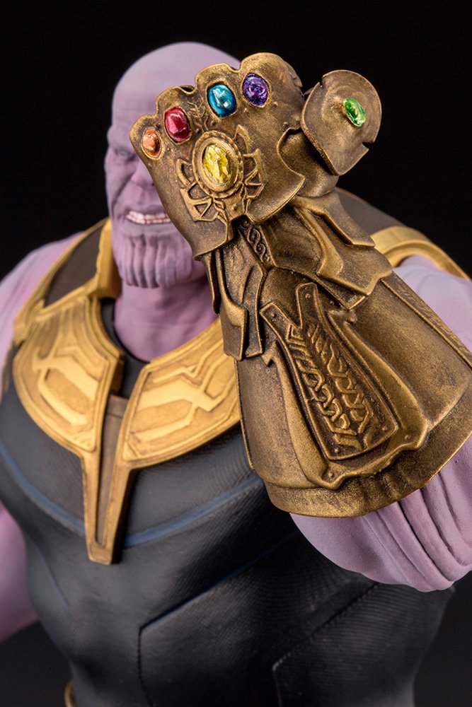 Kotobukiya Marvel Avengers Infinity War: Thanos 1/10 Scale ArtFX+ Statue - Premium Collectible Figure for Superhero Fans & Home Display