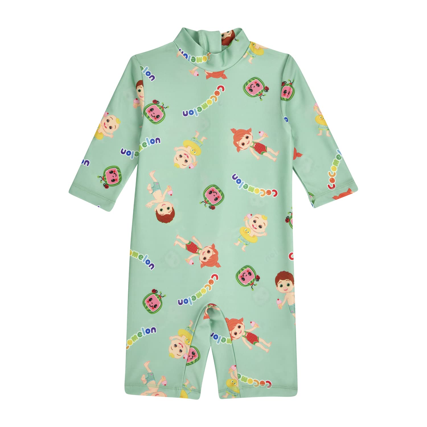 Official CoComelon Boys Swimsuits for Toddlers - UPF 50+ Sun Protection, Quick-Dry Swimwear for Beach, Pool & Water Play