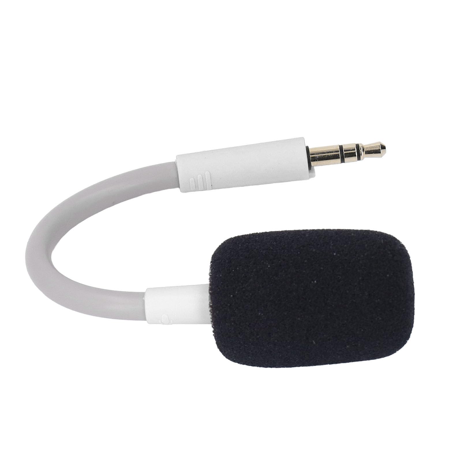 Yunseity Wireless Gaming Headset Microphone Replacement - 3.5mm Plug with OFC Core for PC, PS4, Xbox (White) - Perfect for Online Gaming, Streaming & Voice Chat