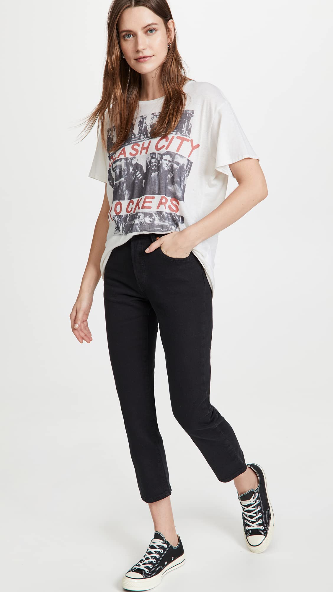 Levi's Women's Premium 501 Crop Jeans - High Waist Straight Leg Denim Pants for Casual Wear & Everyday Style | Perfect for Work, Dating & Weekend Outfits