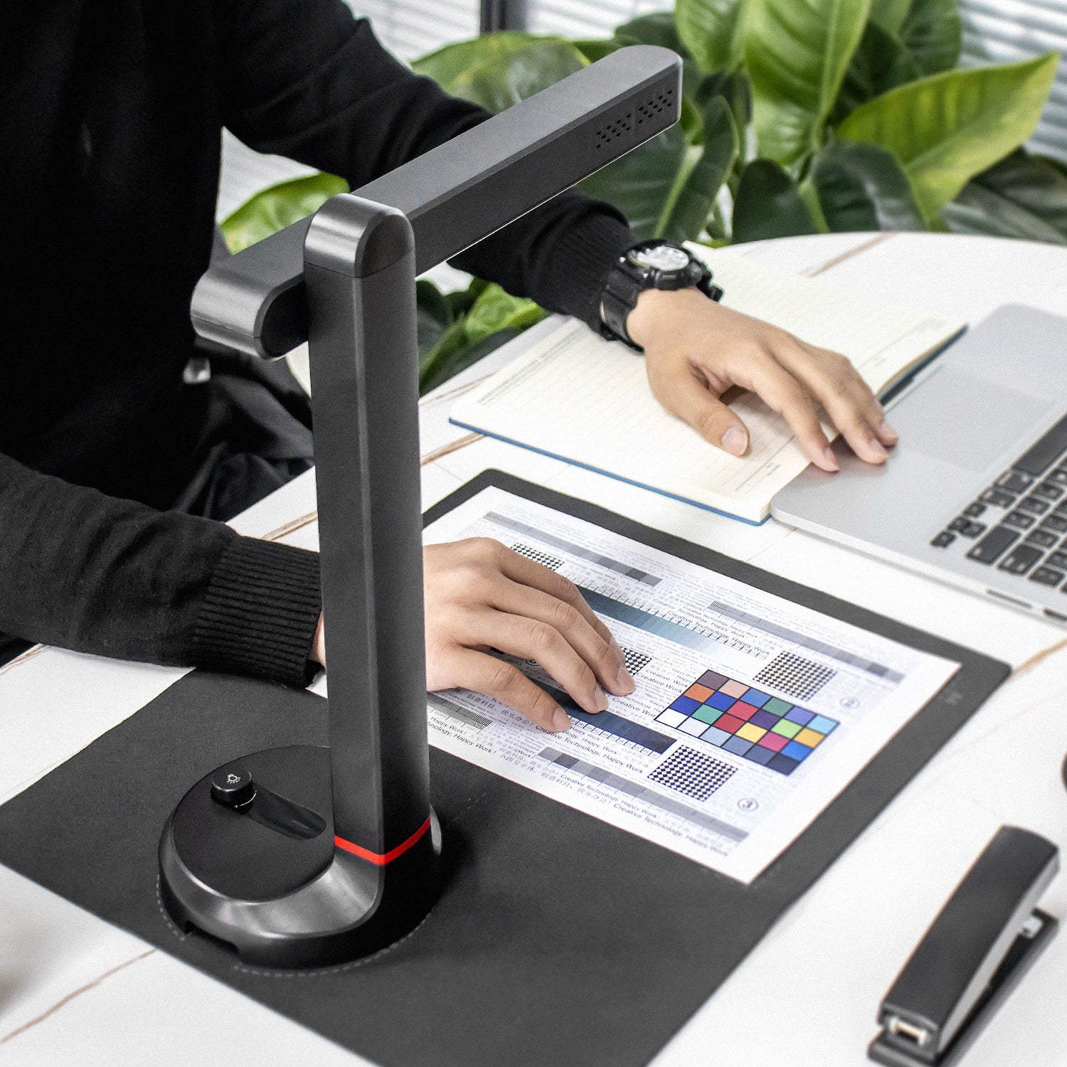 SD 3000NC/5000NC High-Speed Document Camera Scanner for Office, Library & Home Use - Perfect for Digitizing Books, Receipts & Archival Documents
